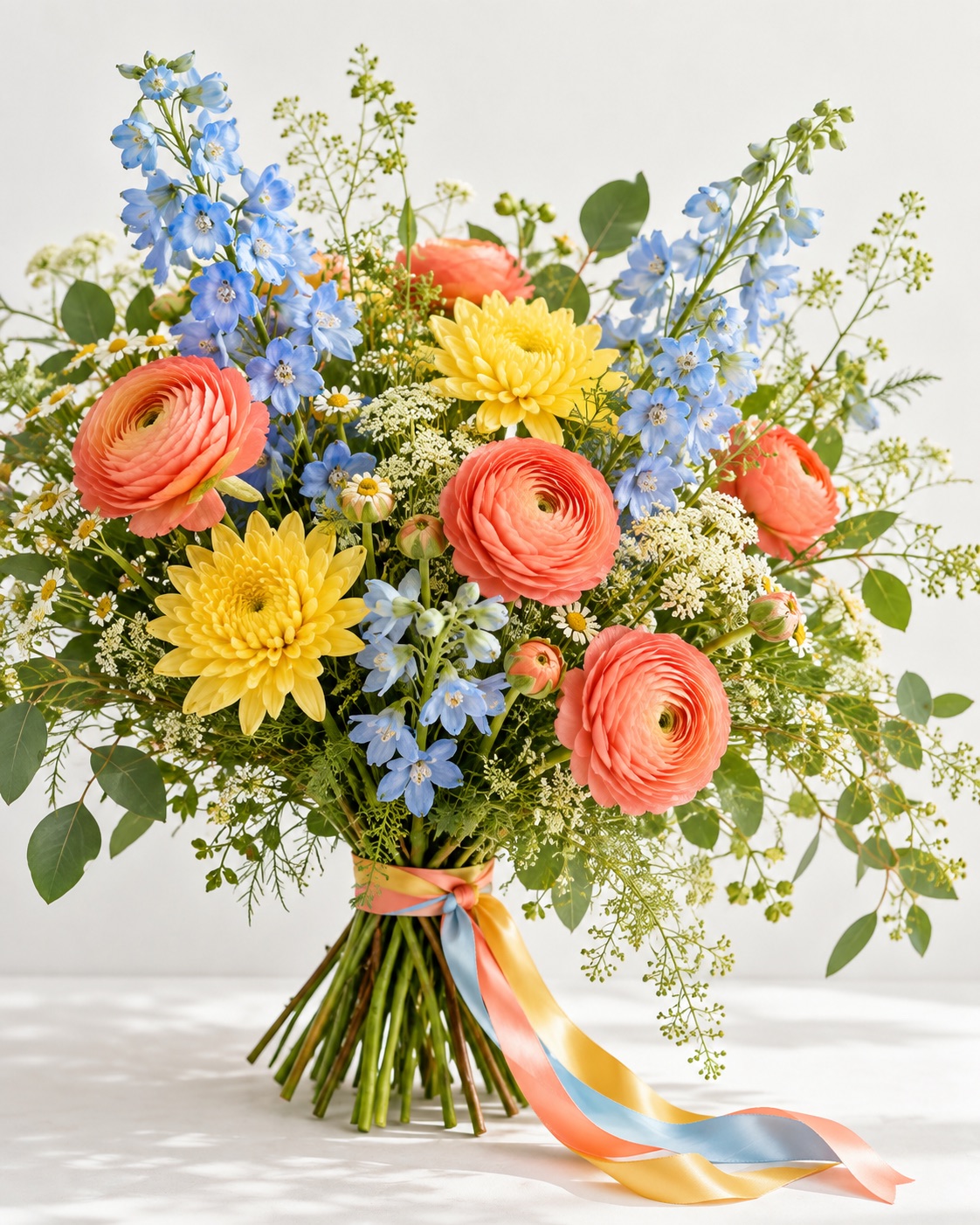 Dawn Chorus colourful birthday bouquet
