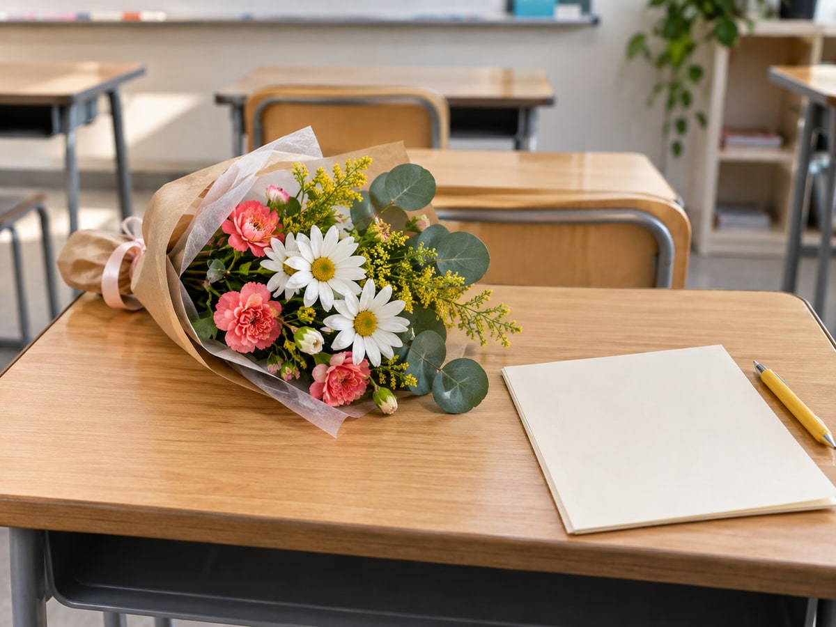Small appreciation bouquet for a teacher in Singapore